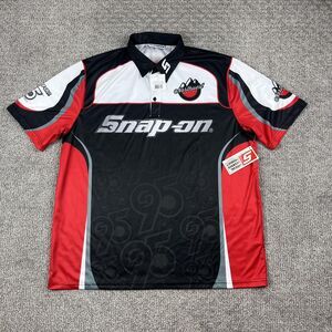 Snap-on Shirt Mens Large Black Red Northwest 95th Anniversary Crew Sublimated